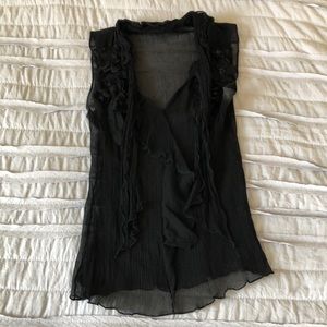 Sheer Sleeveless Top